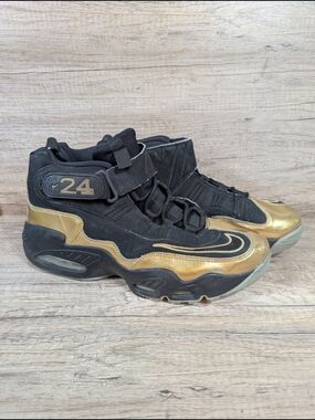 Nike Air Griffey Max 1 Black Metallic Gold Mens Size 12 354912-006